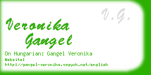 veronika gangel business card